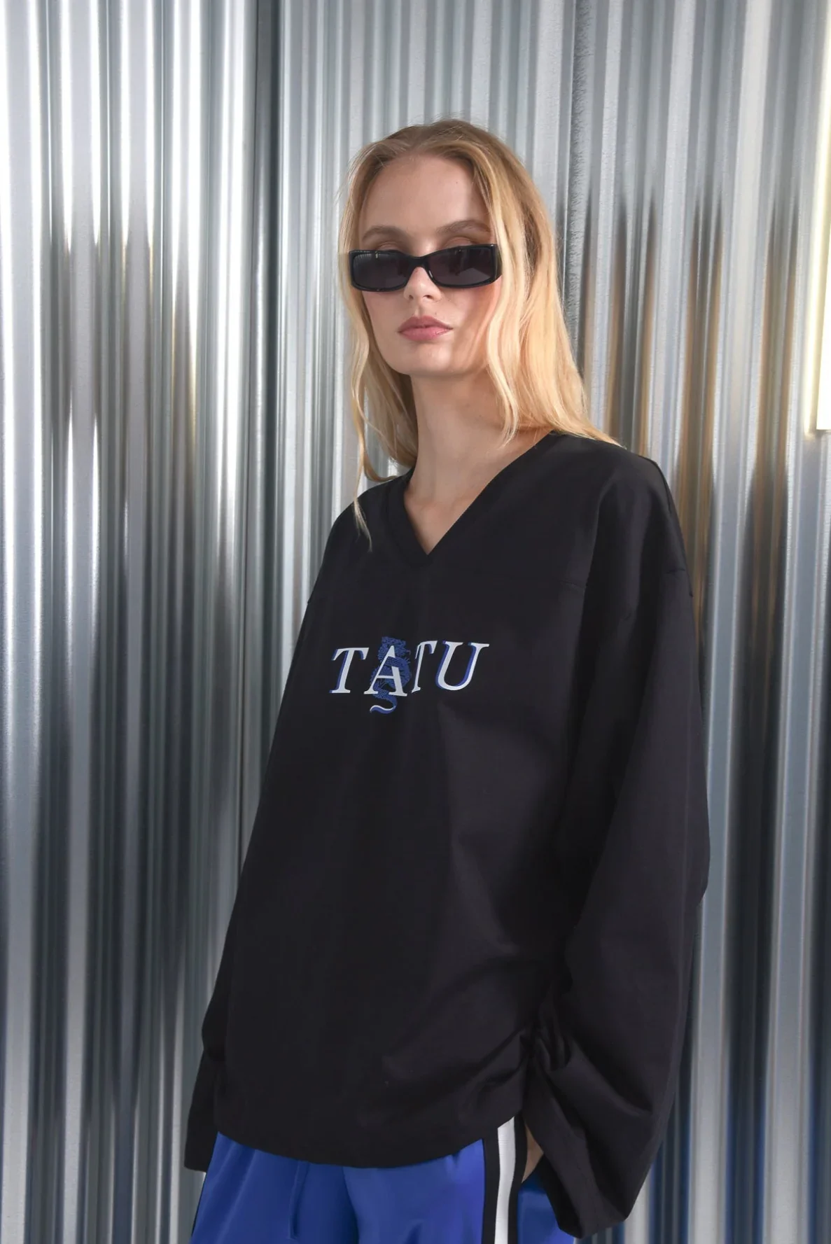 ARPYES TATU BLOUSE BLACK