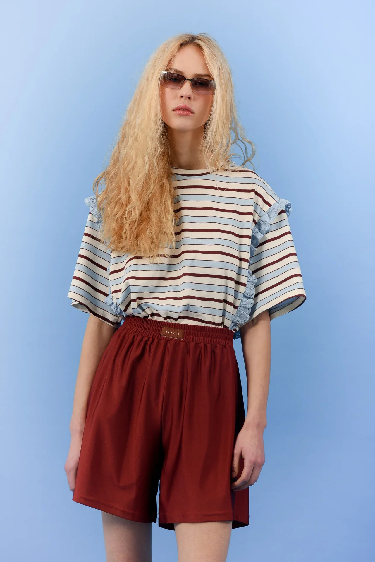 ARPYES PINA COLADA T-SHIRT LIGHT BLUE