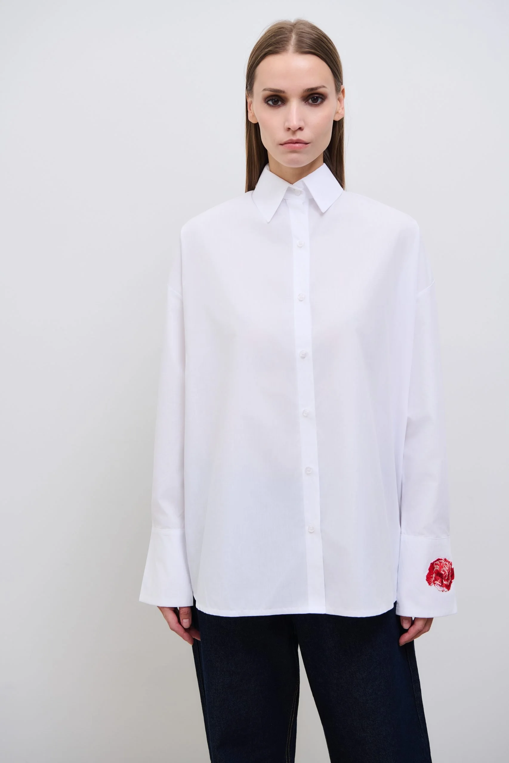 COMBOS Bloom Shirt White