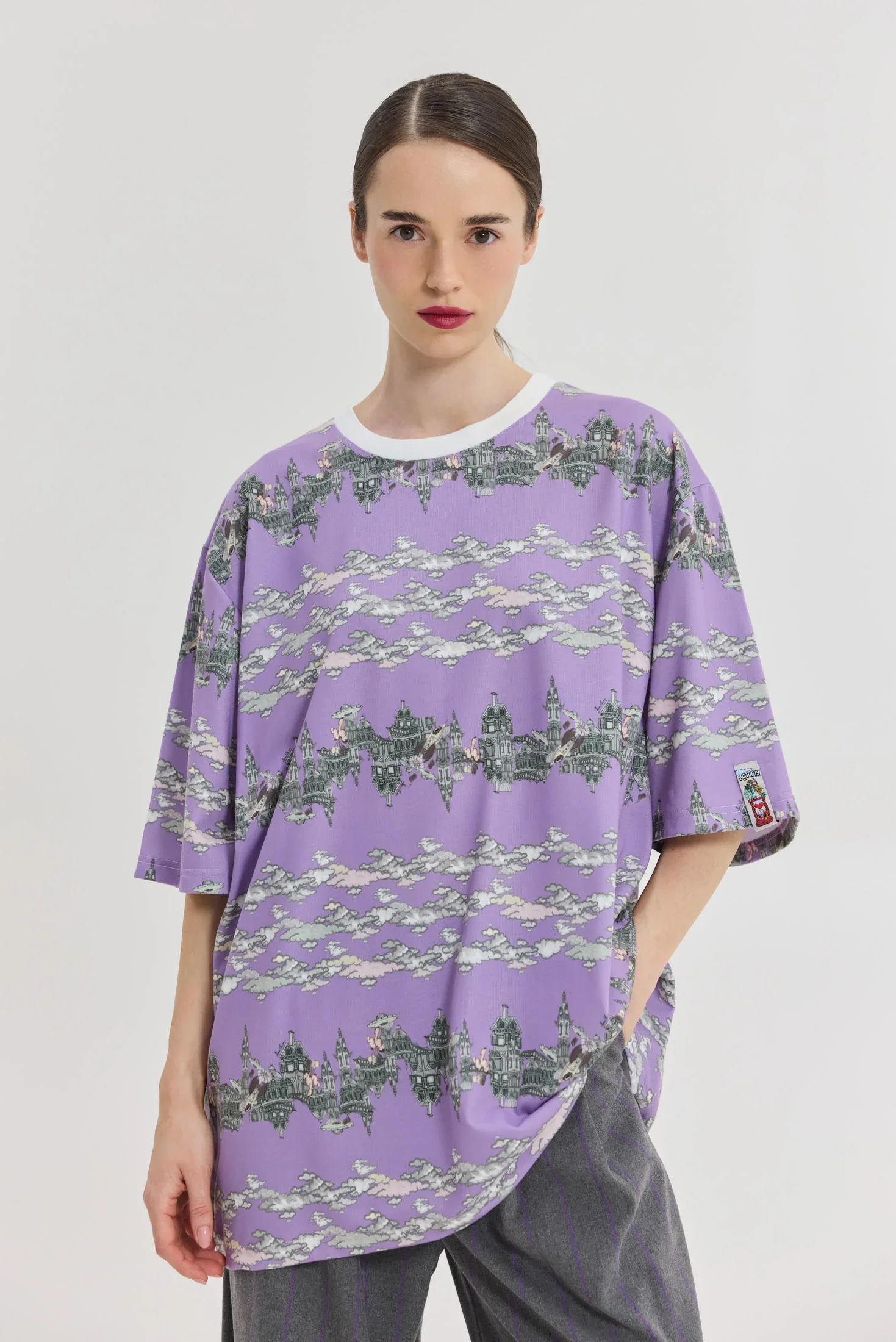 HEMITHEA Cheetah T-Shirt (Zic zac clouds)