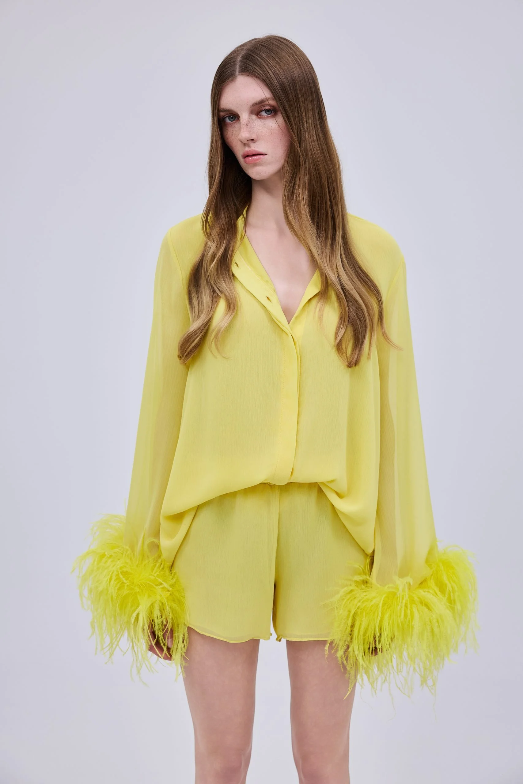 Studio83 Capri Yellow Shirt