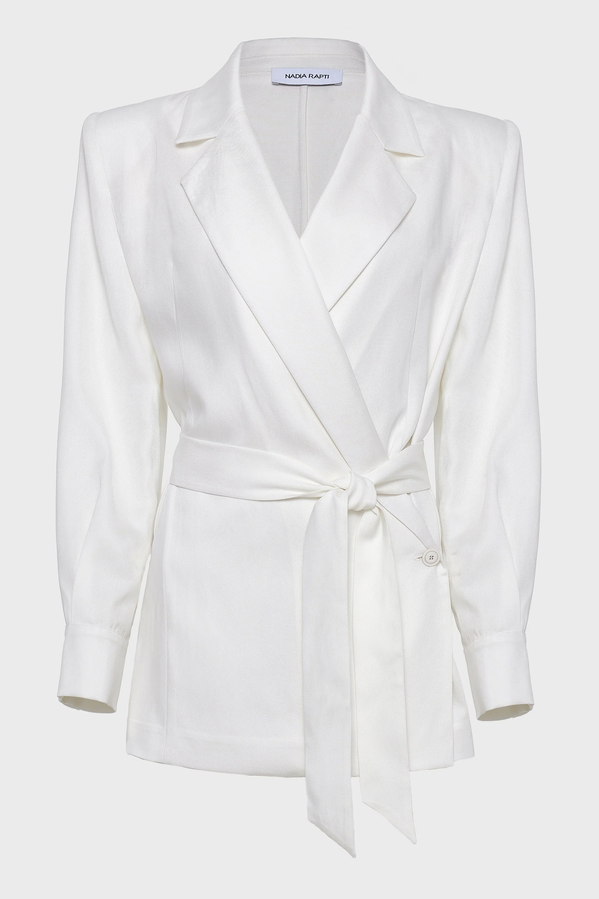 NADIA RAPTI LETICIA BLAZER DRESS WHITE