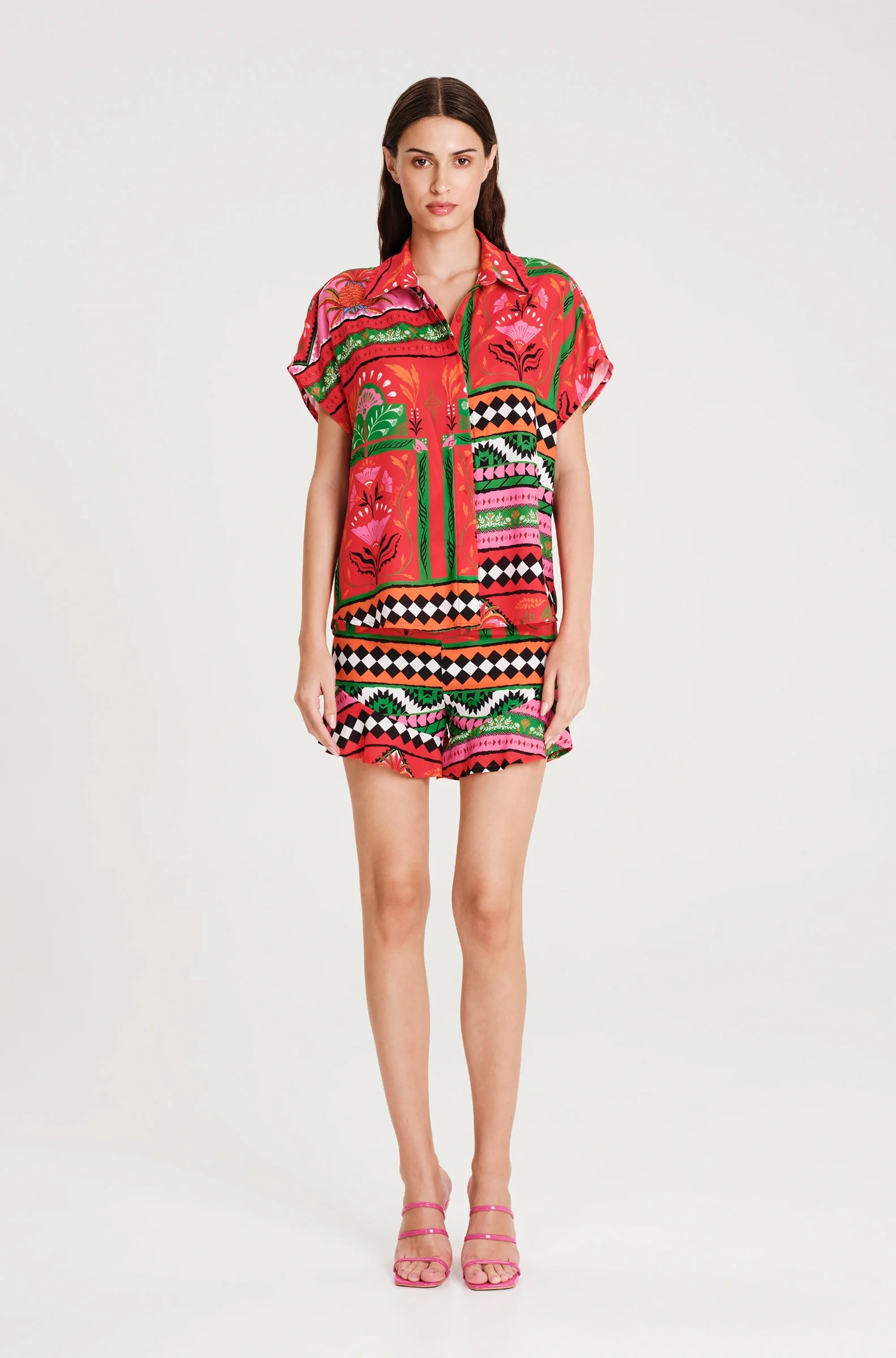PEACE + CHAOS PINA-COLADA SHIRT - Viscose