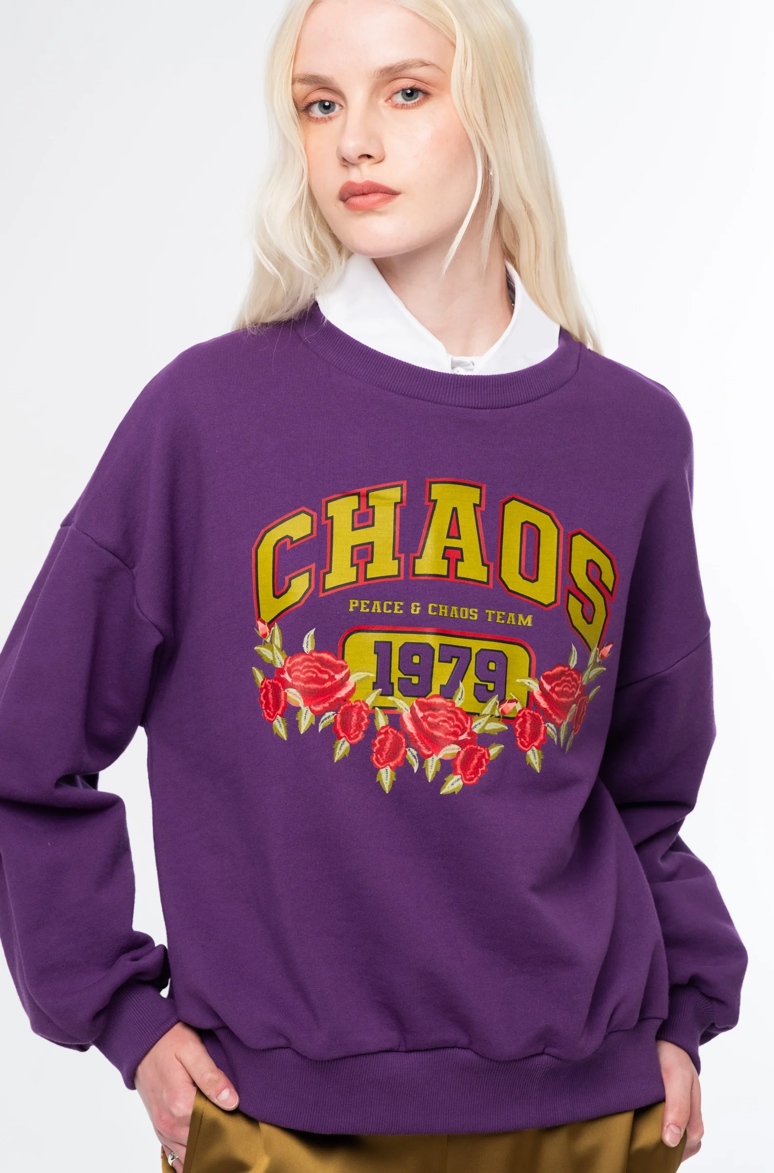 PEACE + CHAOS OLD-SCHOOL SWEATER - Cotton