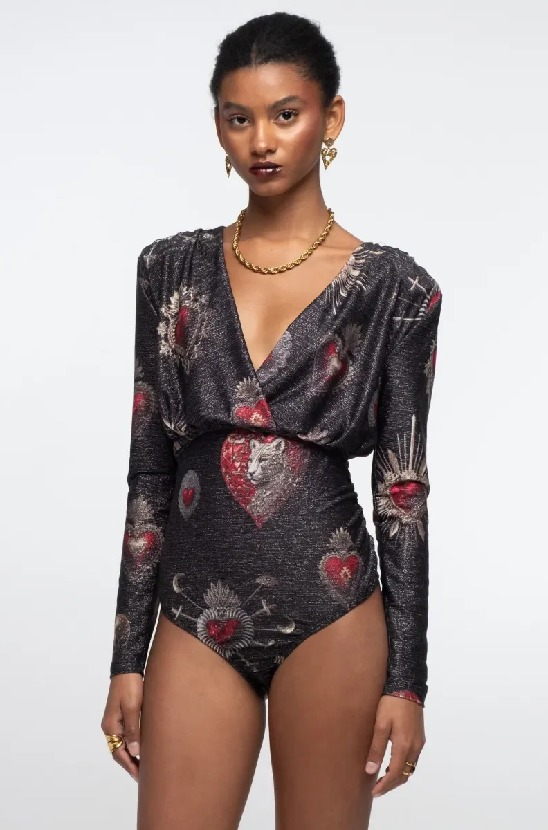 PEACE + CHAOS ELISIUM BODYSUIT - Lurex