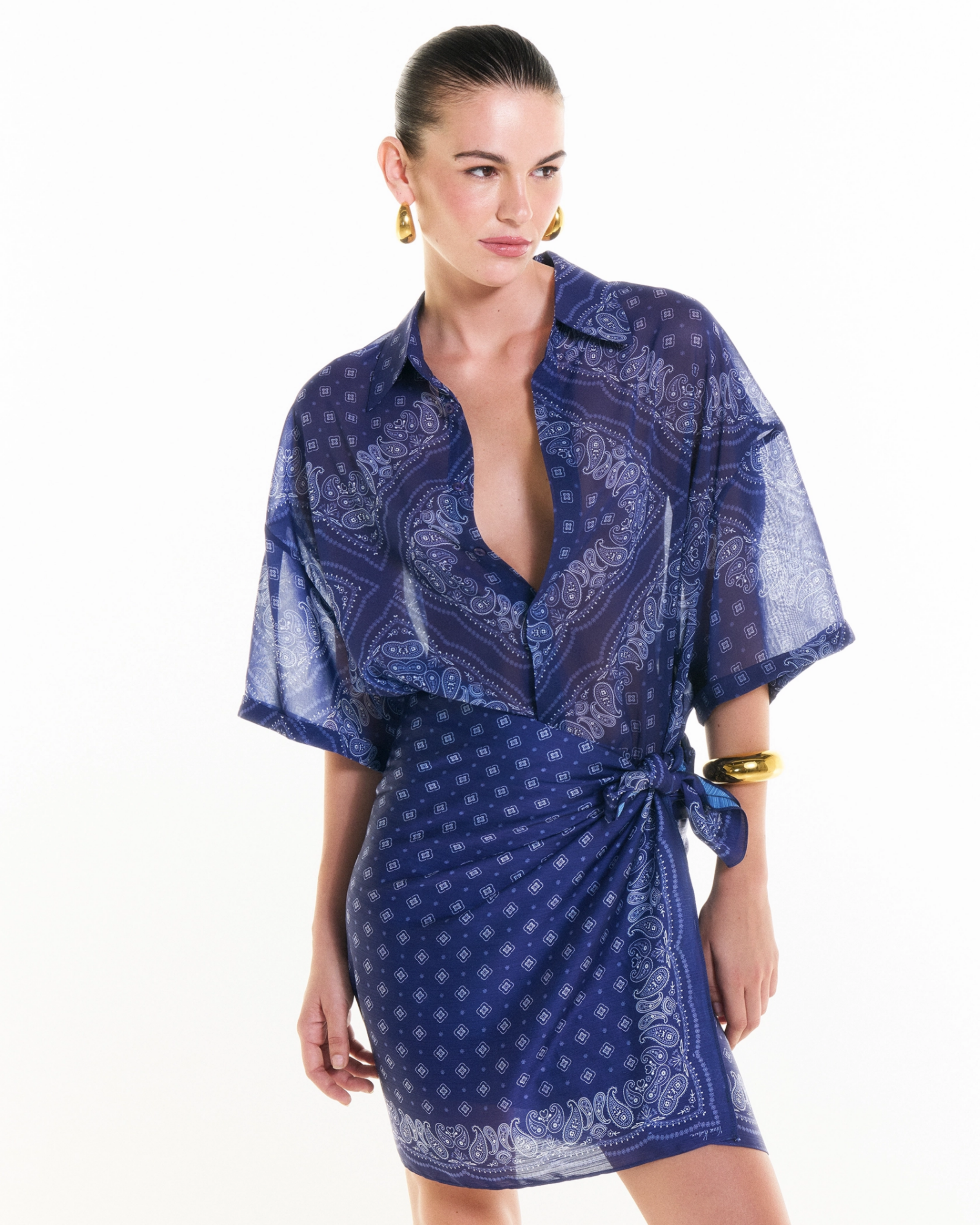 VASSIA KOSTARA MIDNIGHT OS SHIRT