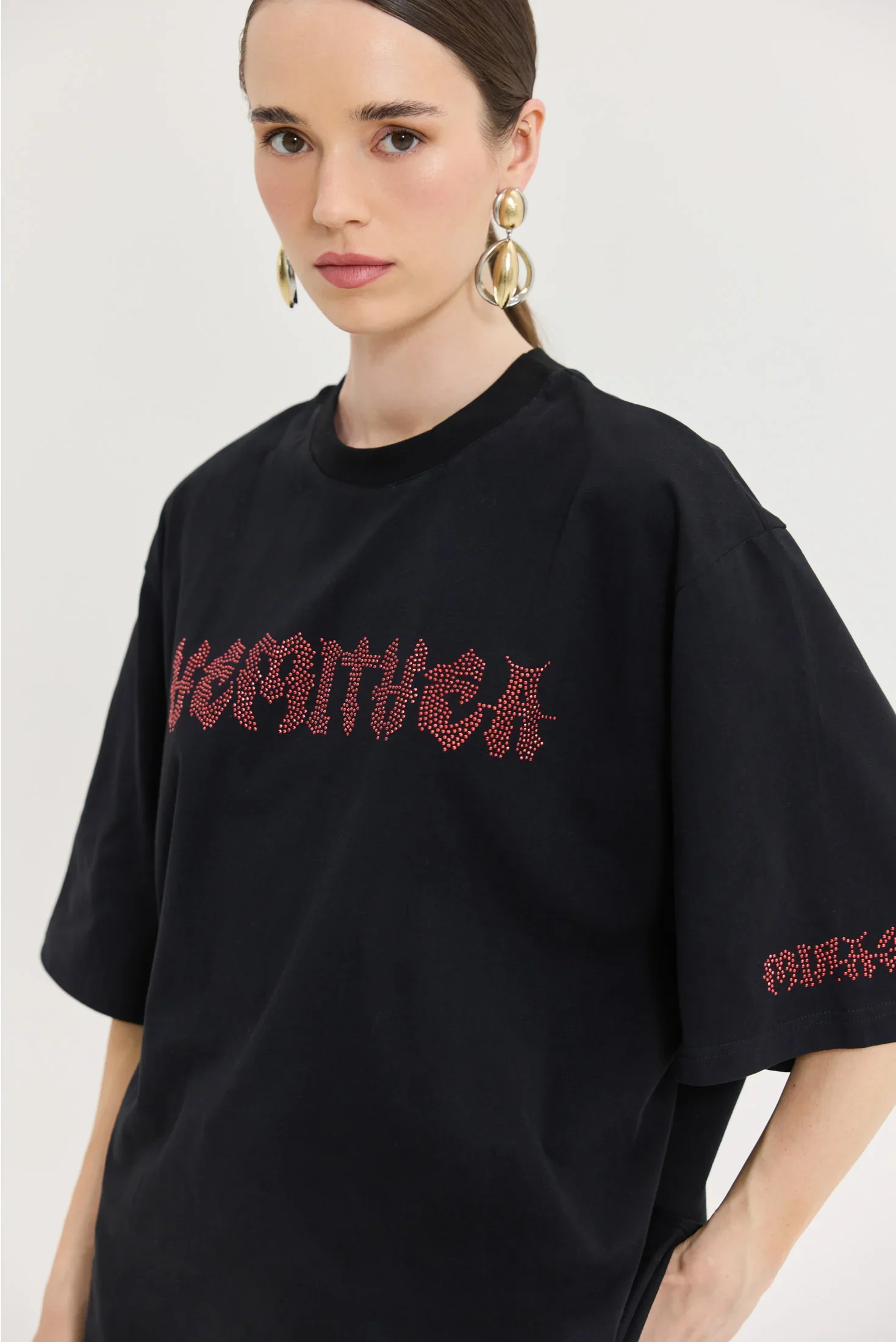 HEMITHEA Cheetah Black T-Shirt (Metal Vibes)