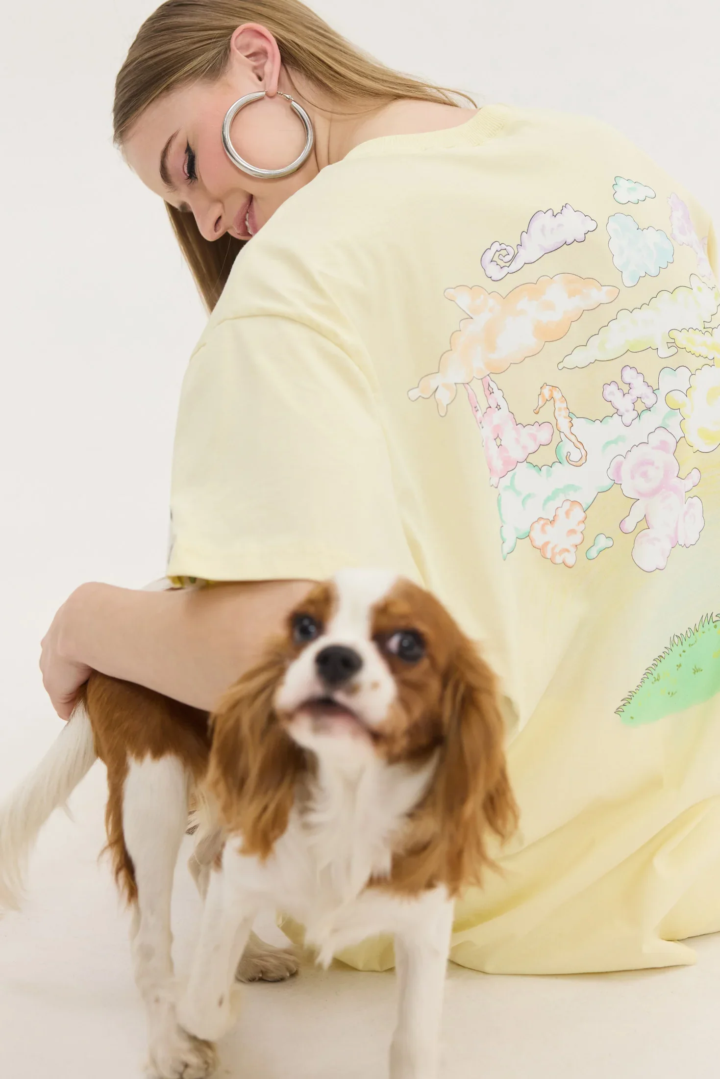 HEMITHEA Cheetah T-shirt Yellow (Clouds)