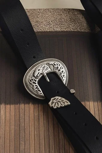 "Melody of you" leather belt