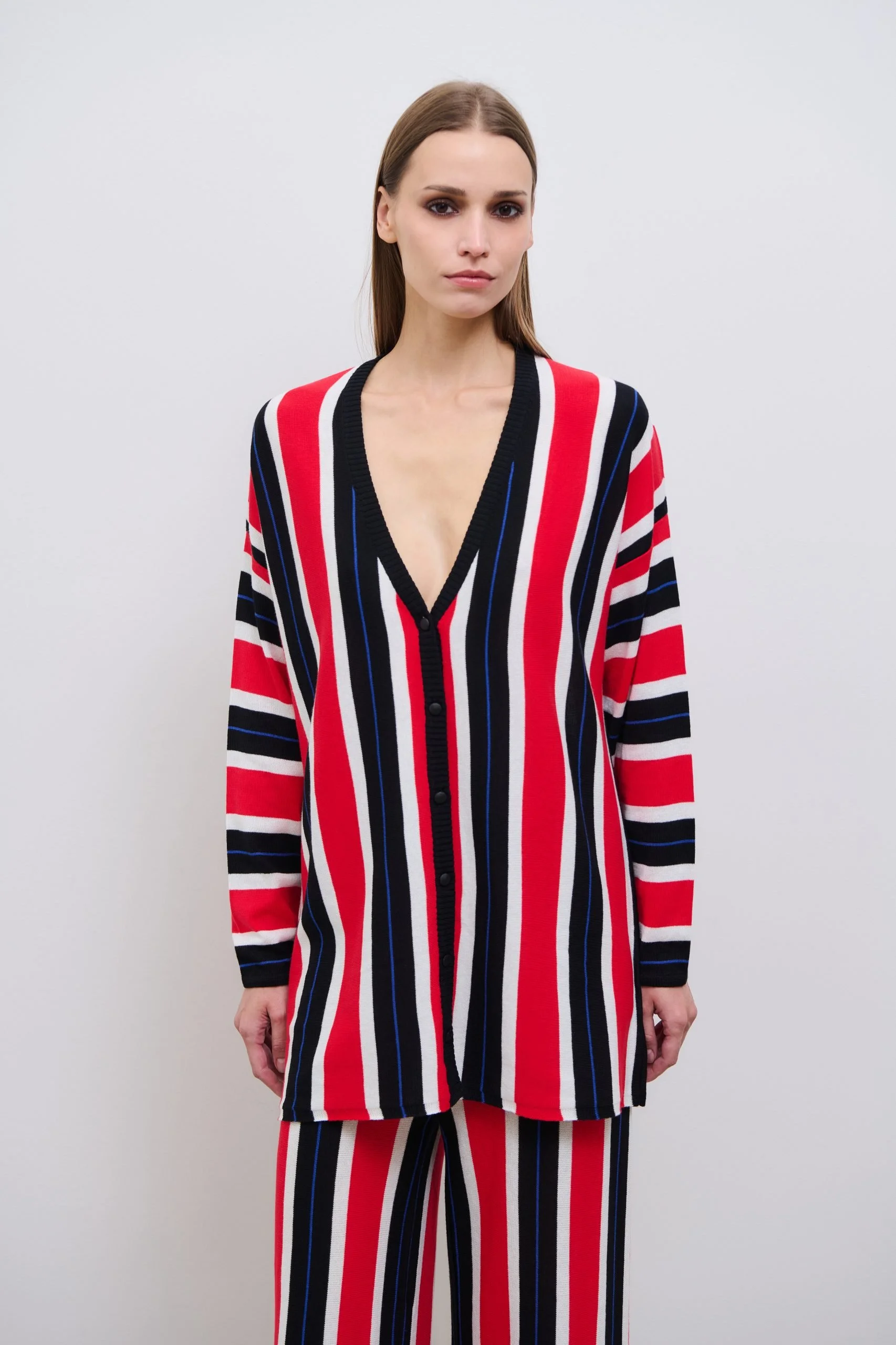COMBOS Pinstripe Cardigan