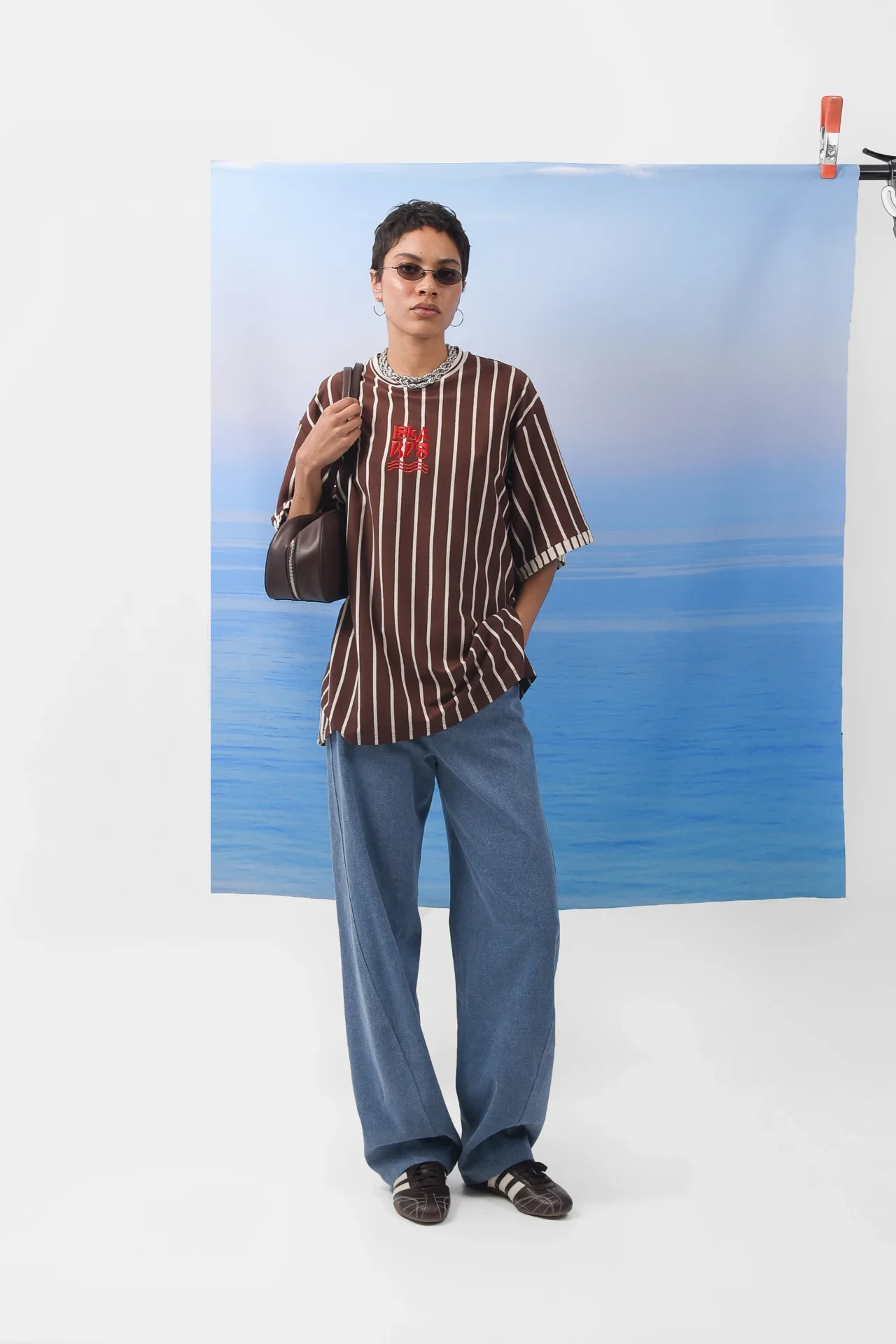 ARPYES ISLA T-SHIRT BROWN