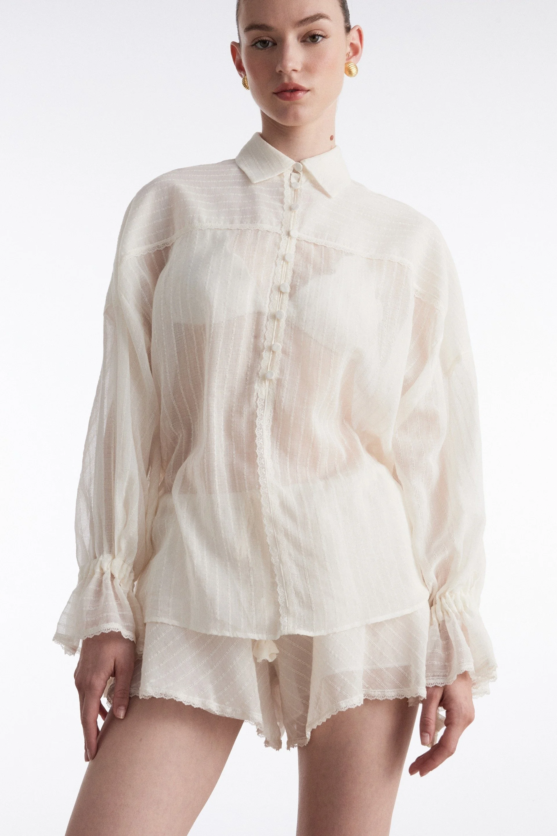 NADIA RAPTI HAN SHIRT OFFWHITE