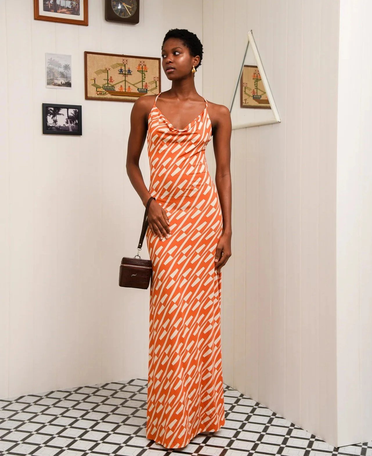 ARPYES CHILL ISLAND MAXI DRESS ORANGE  Boho Fanatic