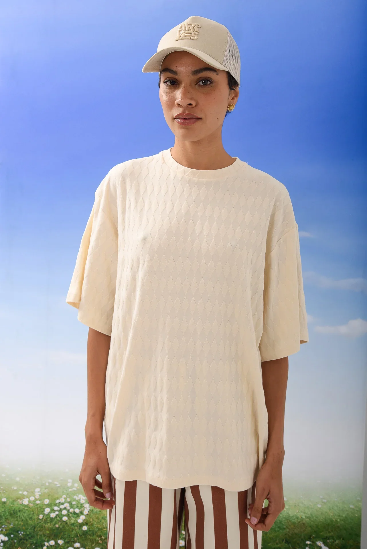 ARPYES SANDY T-SHIRT VANILLA