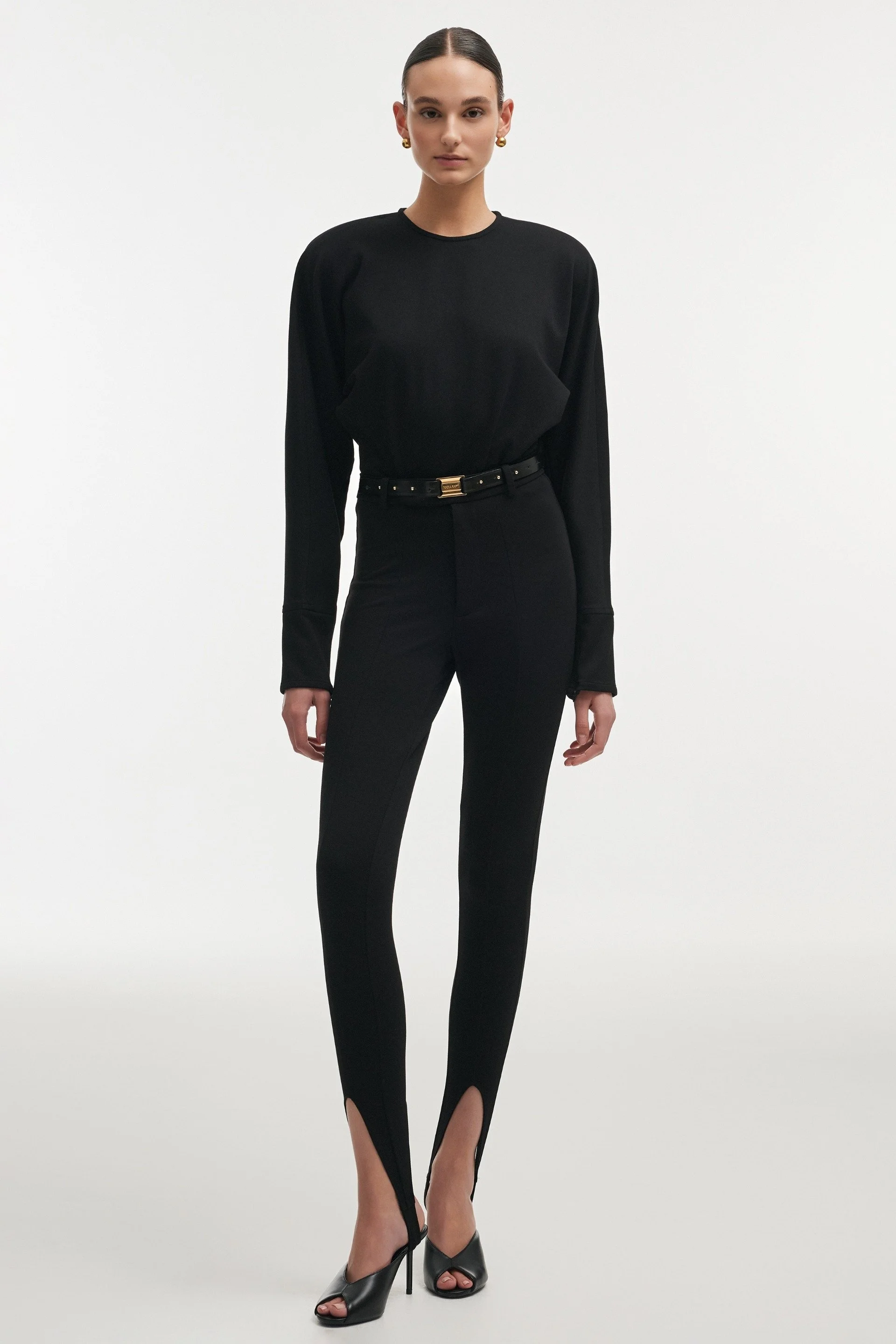 NADIA RAPTI FLEUR LEGGINGS BLACK