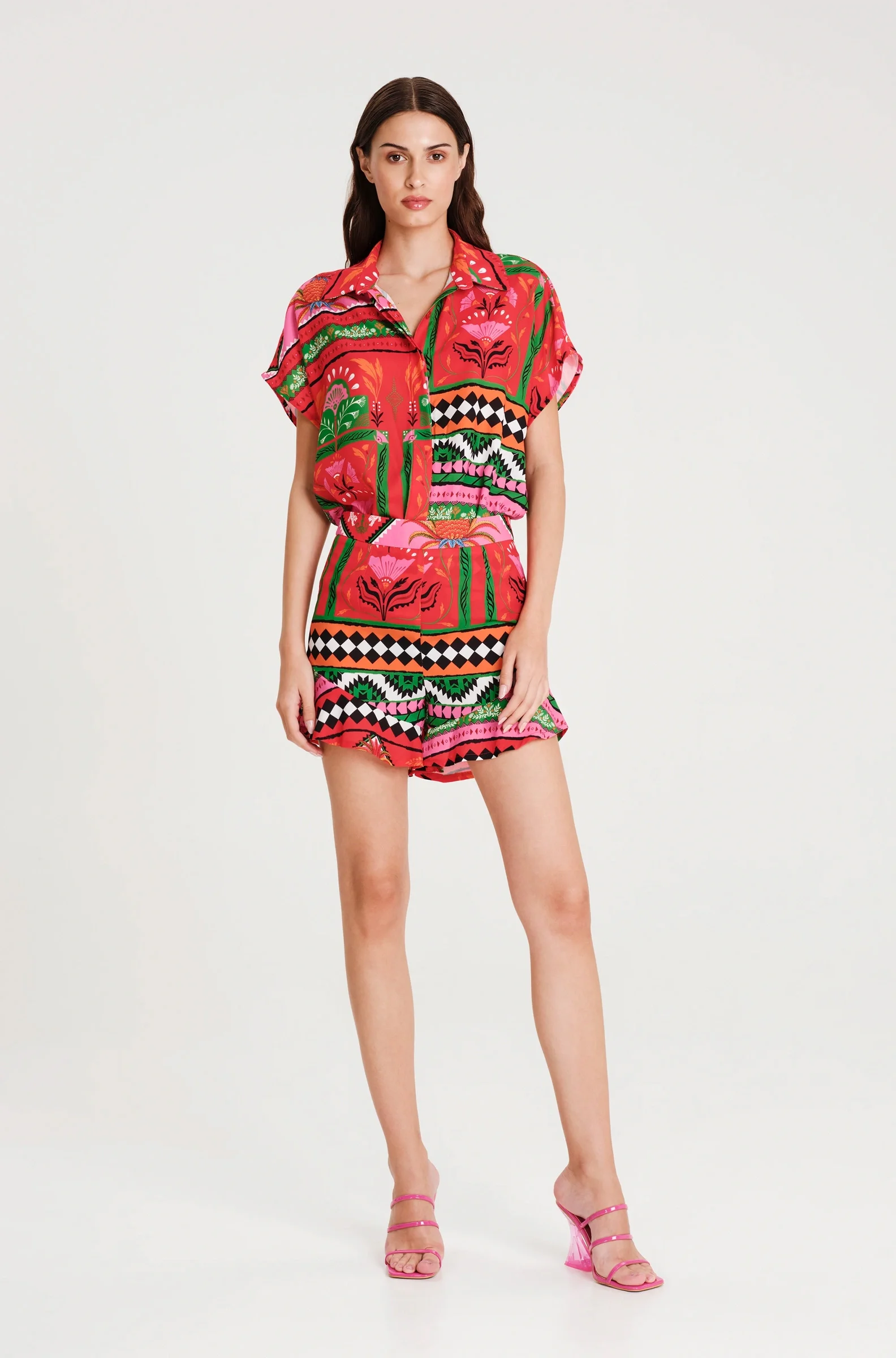 PEACE + CHAOS PINA-COLADA SHORTS - Viscose