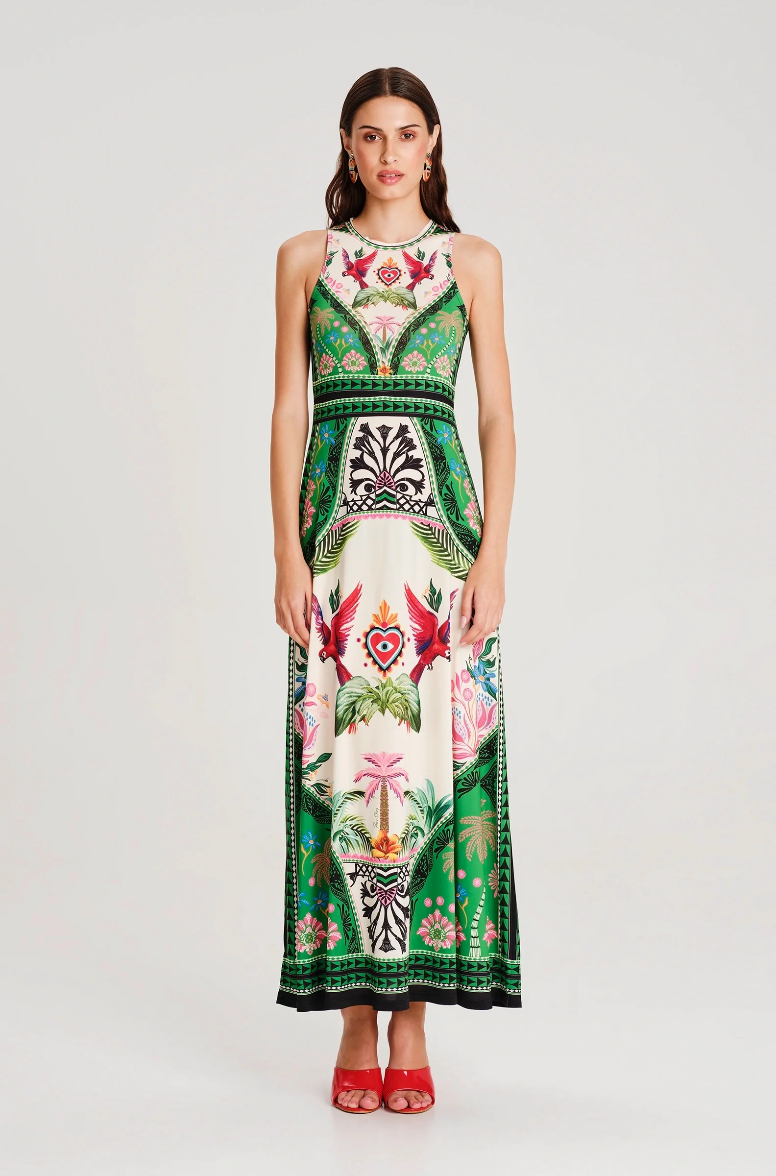 PEACE + CHAOS OASIS LONG DRESS