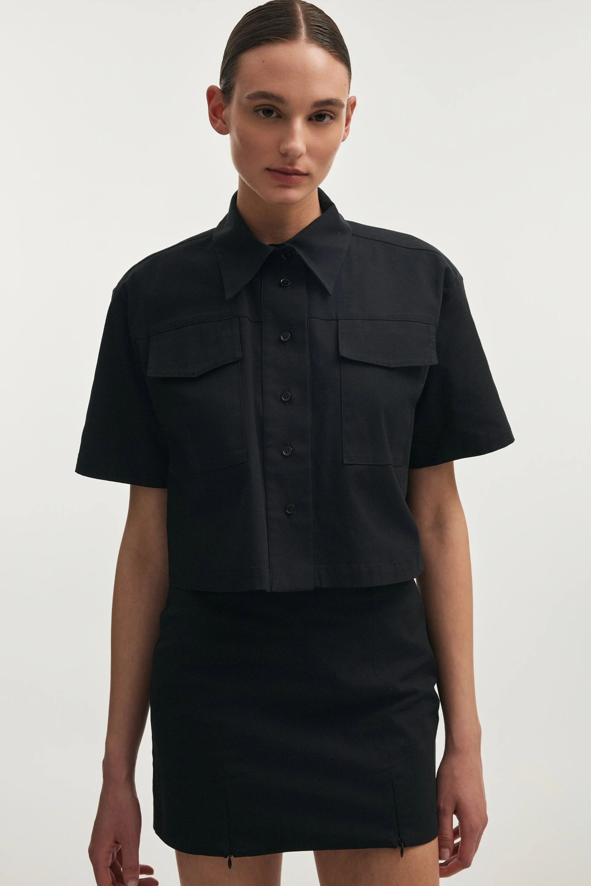 NADIA RAPTI STILL LIFE SHIRT BLACK