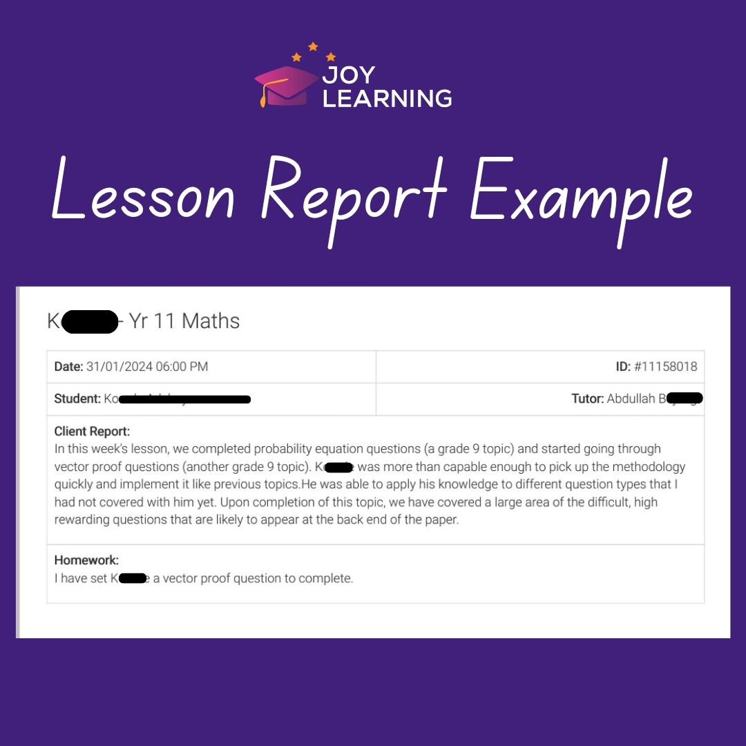 Our tutors provide a written report and homework for each lesson. This is an example from one of our tutors for a GCSE student preparing for a maths exam.

#onlinetutor #onlinetutoring #mathstutor #mathtutor