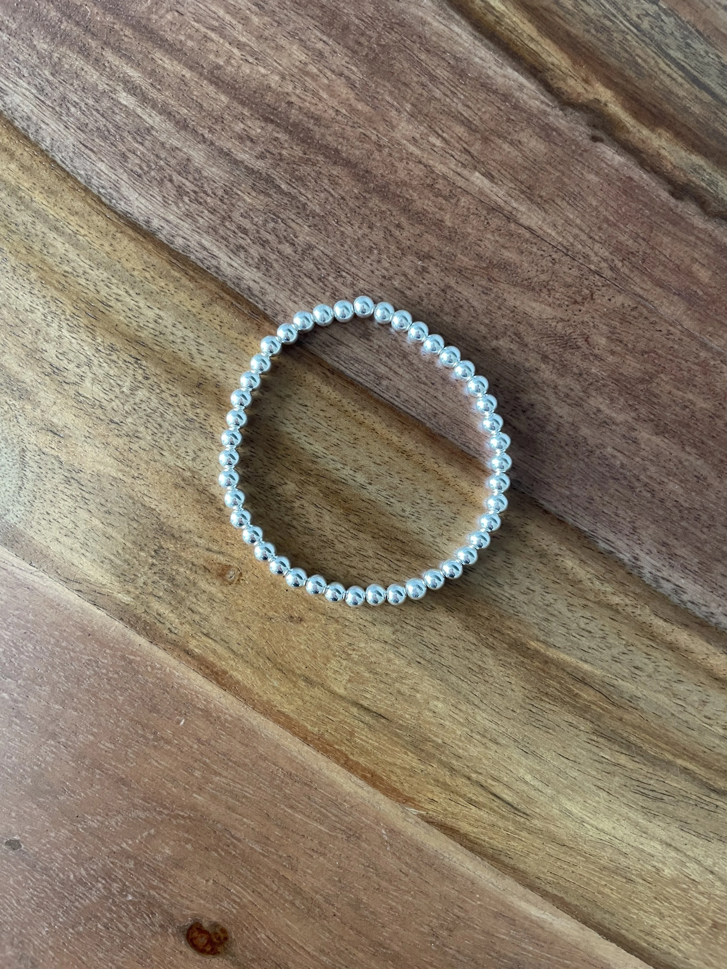 4mm Stacking Sterling Silver Bracelet