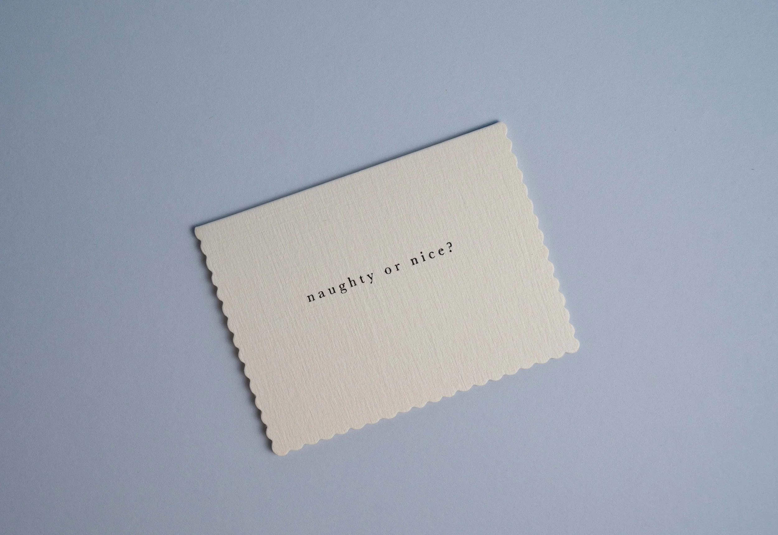 Naughty or Nice Christmas Card