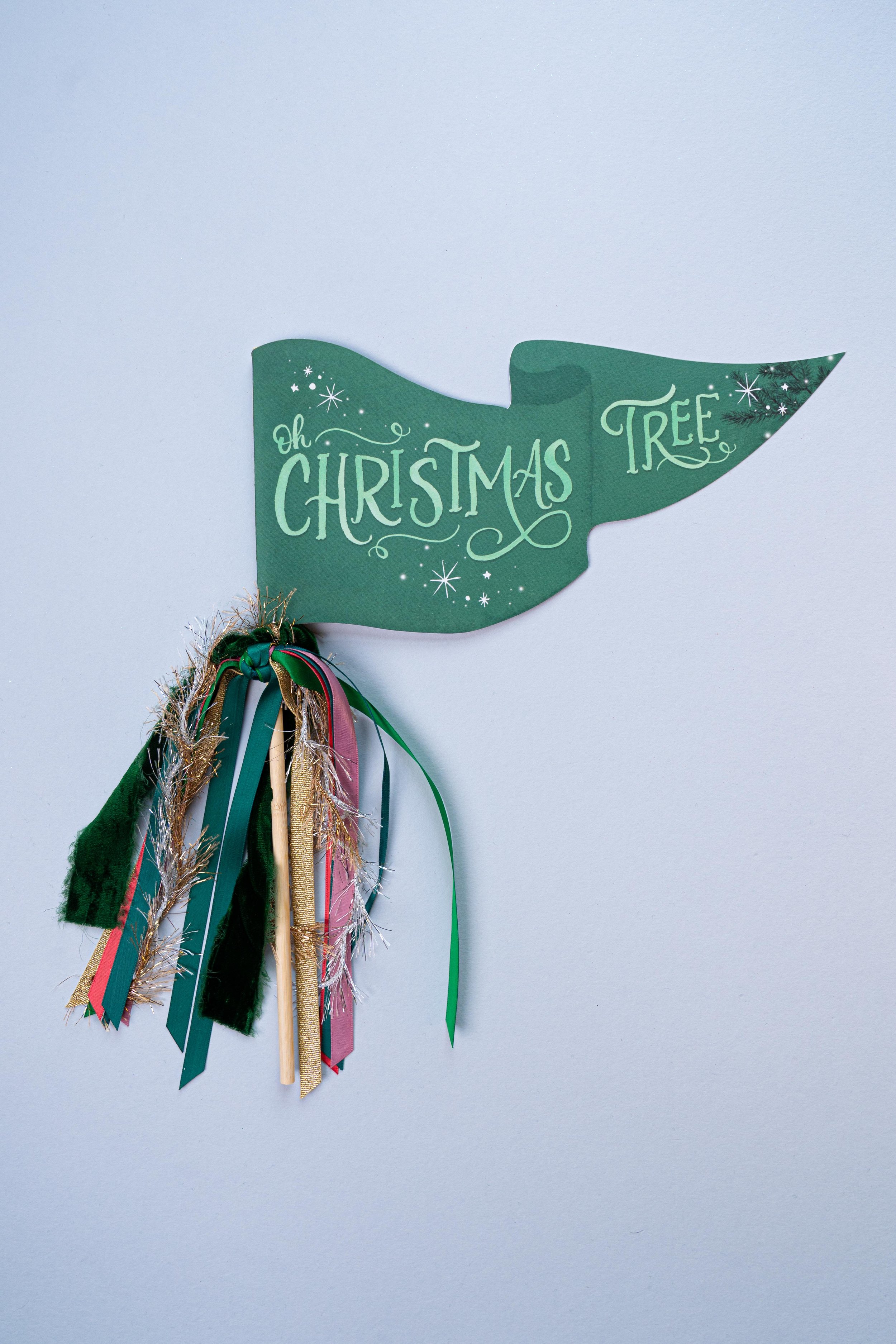 Oh Christmas Tree Festive Flag