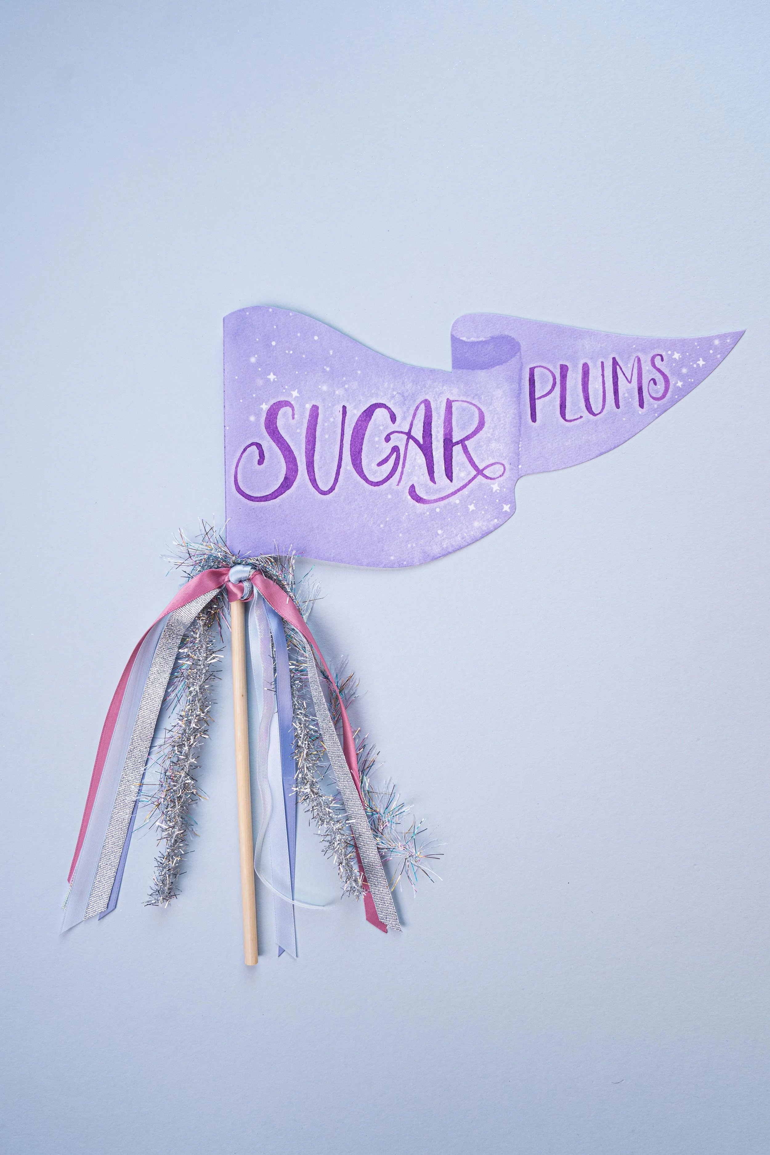 Sugar Plums Festive Flag