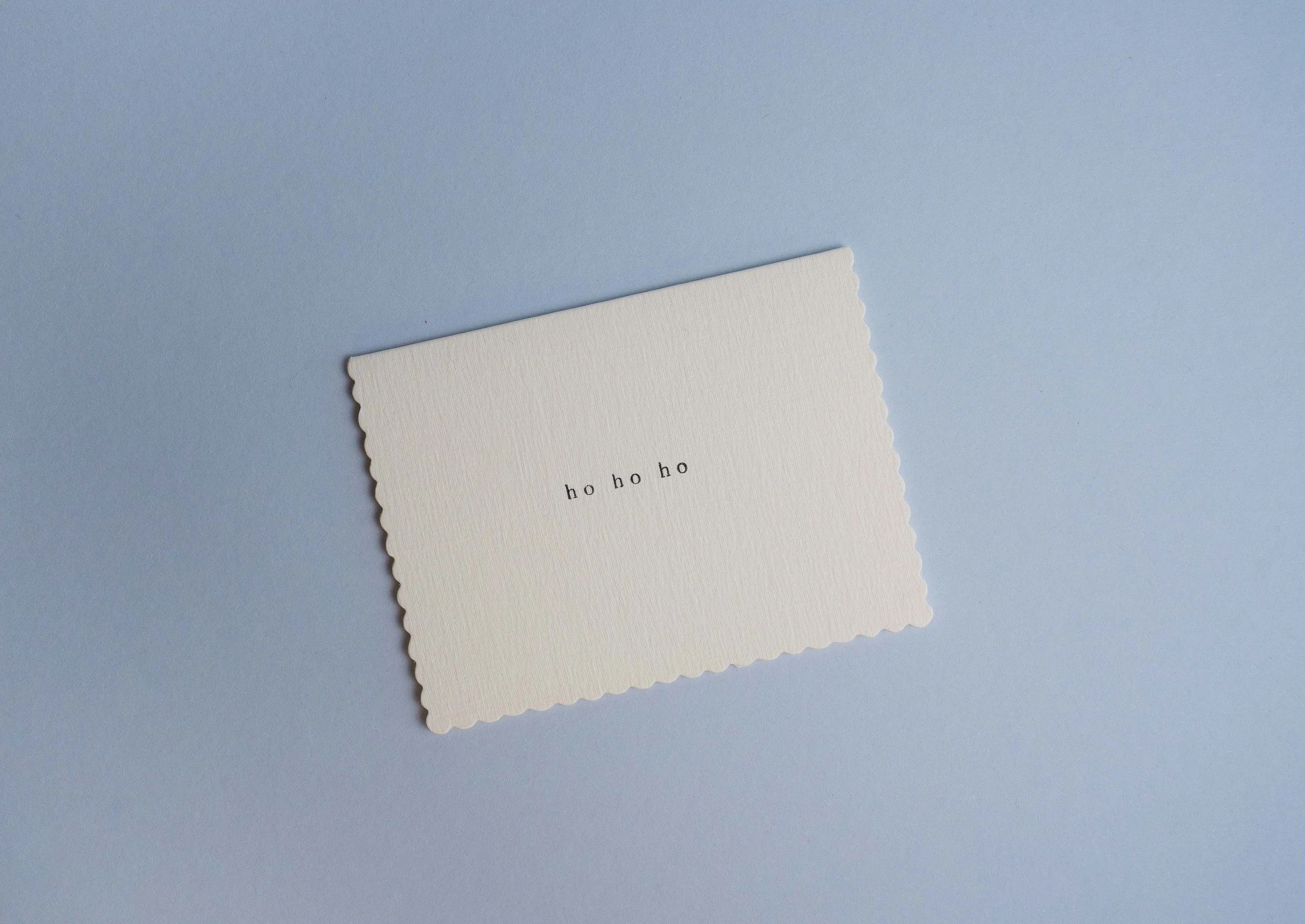 Ho Ho Ho Christmas Card