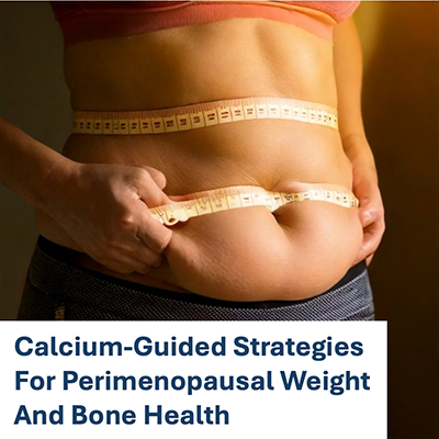 Calcium-Guided Strategies For Perimenopausal Weight And Bone Health
