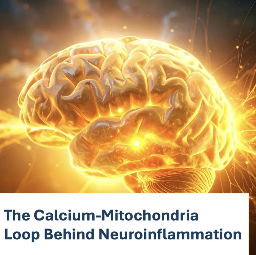 The Calcium-Mitochondria Loop Behind Neuroinflammation