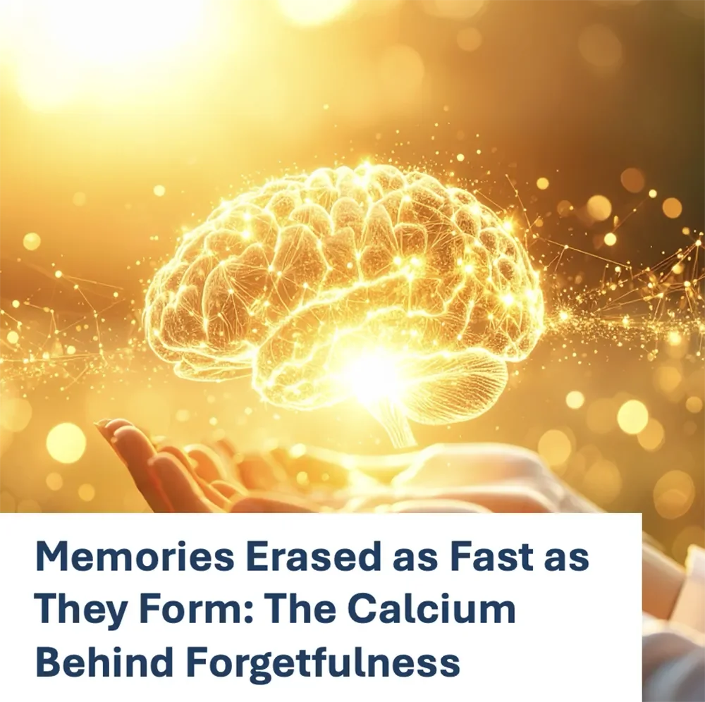 Memories Erased as Fast as They Form: The Calcium Behind Forgetfulness