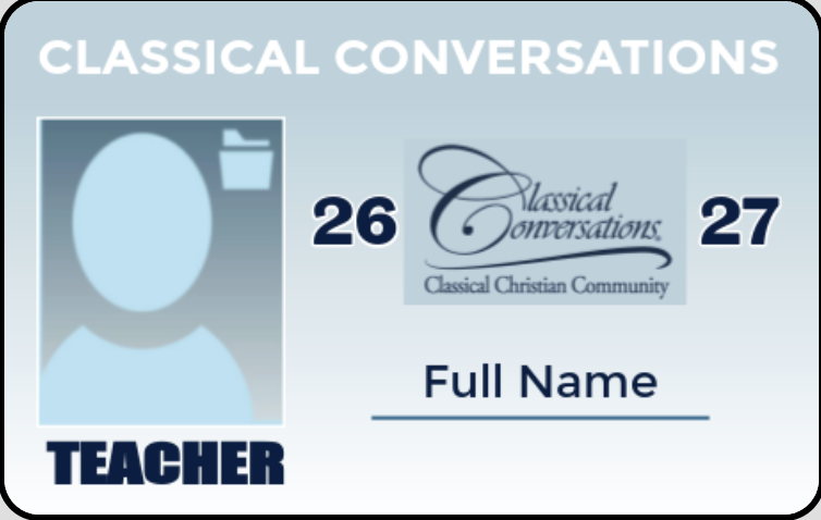 Homeschool Parent ID Card