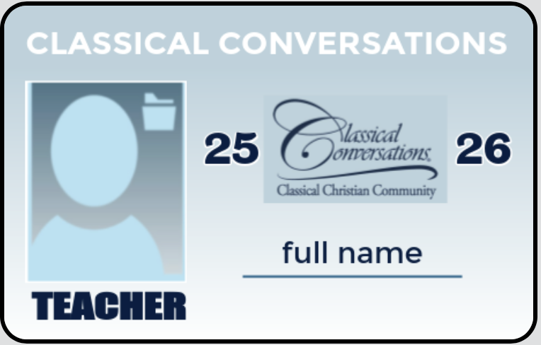 Homeschool Parent ID Card