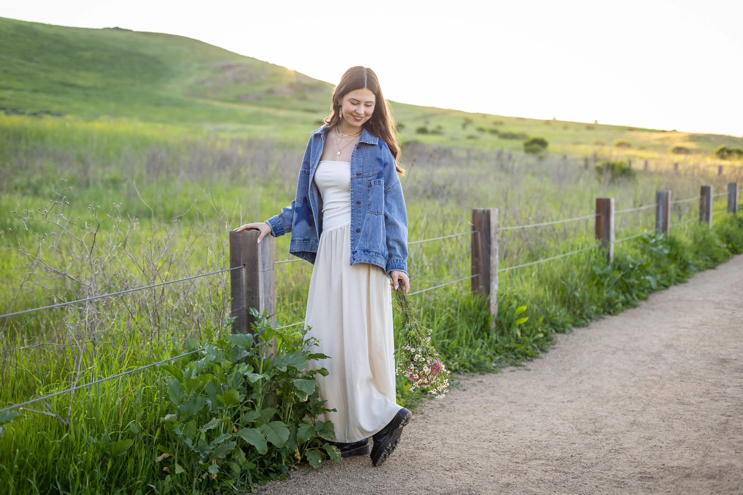 Senior-Pictures-girl-white-dress-jean-jacket-green-field-flowers-guitar-8250.jpg