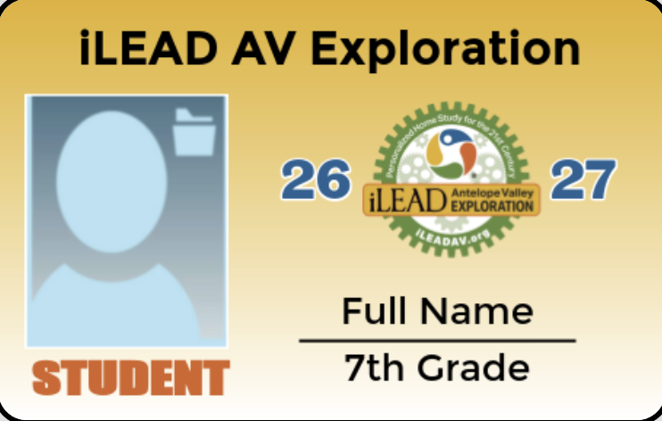 Homeschool Student ID Card