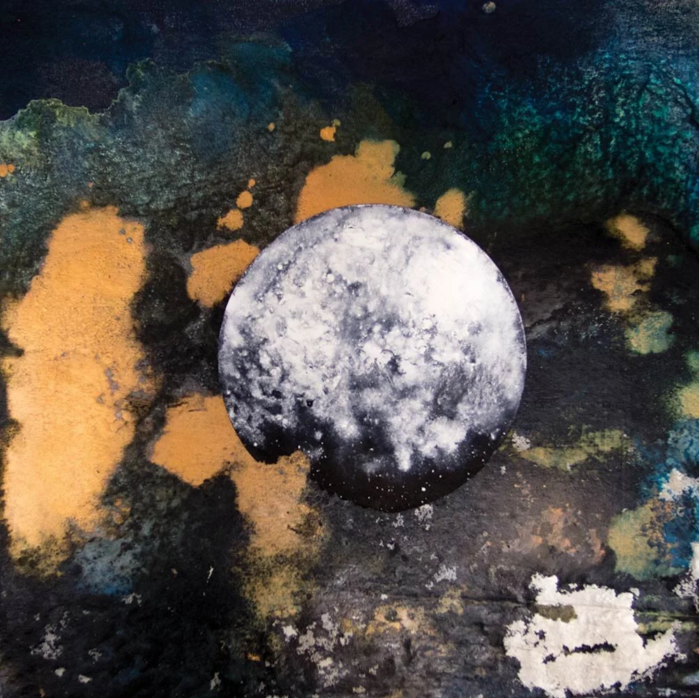 Broken Moon    |    Acrylic on Canvas   |   71cm x 71cm   |   2014