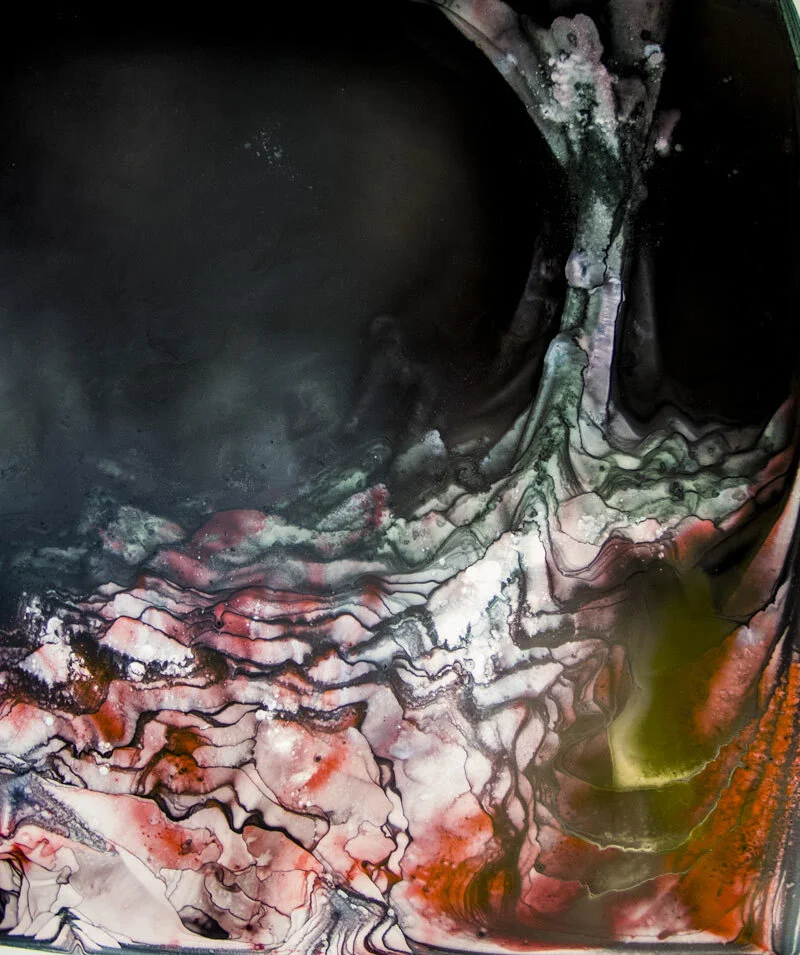 Surface Tension    |   66cm x 76cm   |   Acrylic on Mylar   |   2014