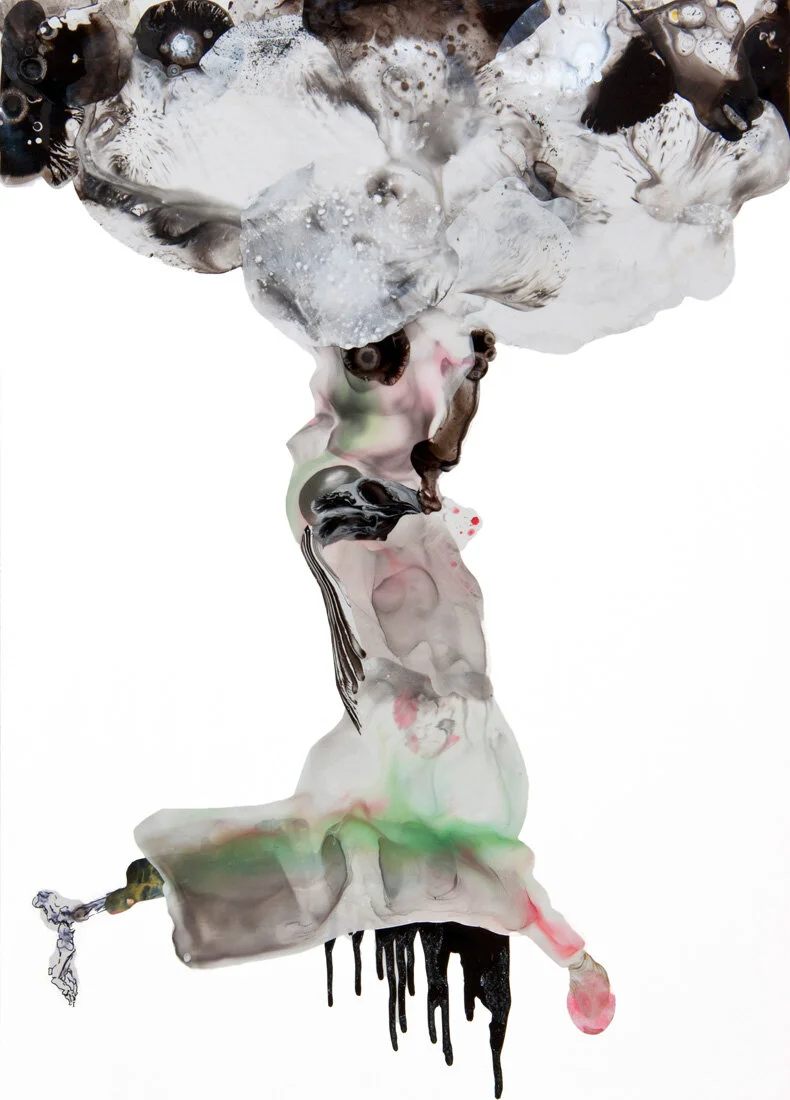 Firmness and Vertigo   |   Acrylic on Mylar on Board   |   87 x 127cm
