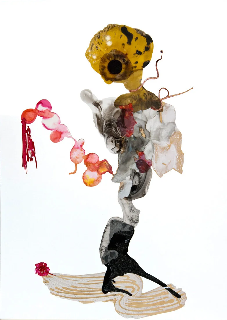 One Flesh Poem   |   Acrylic on Mylar on Board   |   87 x 122cm
