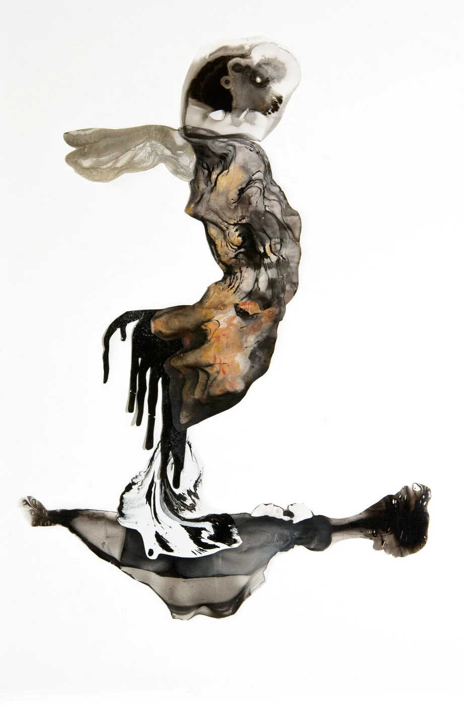 Gladfly Crossing   |   Acrylic on Mylar on Museum Panel   |   61 x 91cm