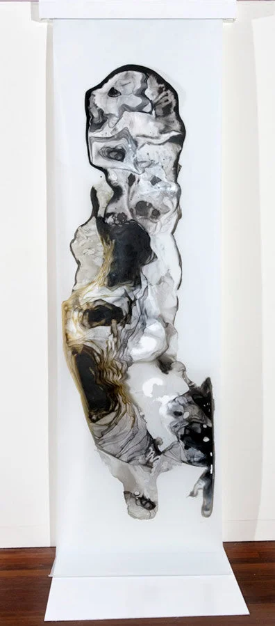 Untitled3   |   Acrylic on Mylar   |   87 x 285cm