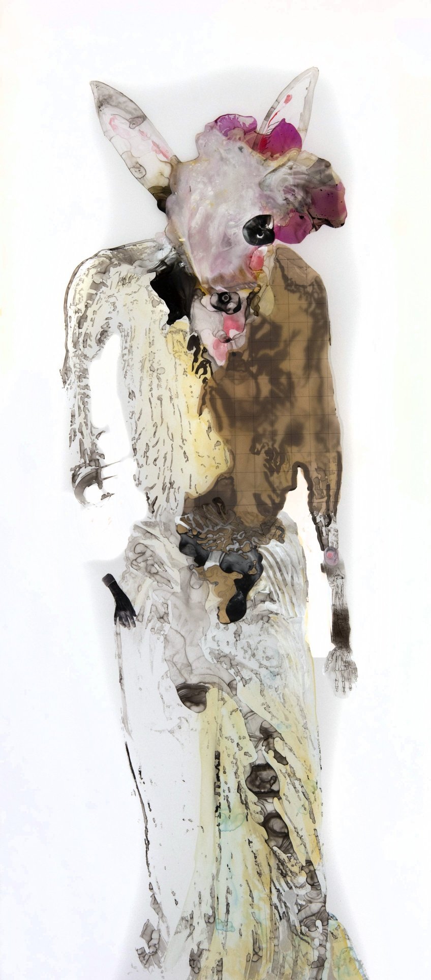 Second Nature   |   Acrylic on Mylar   |   87 x 285cm