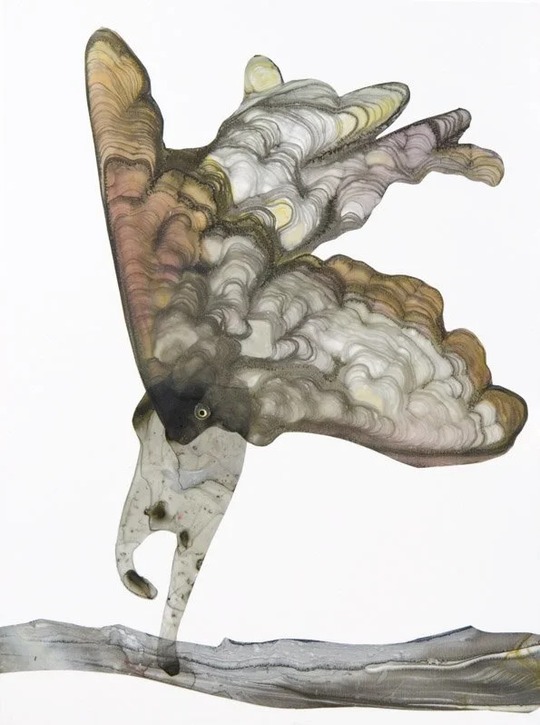 Back to the Body (where I was born)   |   Acrylic on Mylar on Board   |   60 x 45cm