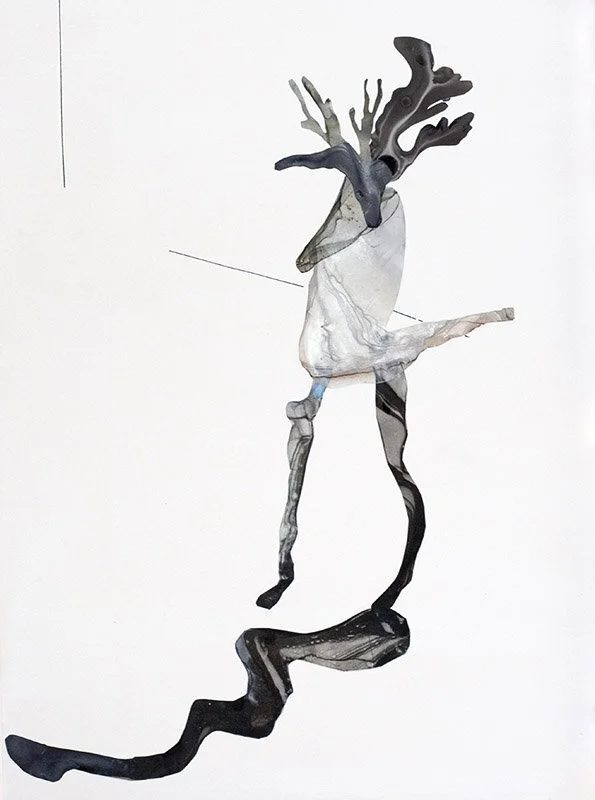 Crooked Road of Prophecy   |   Acrylic on Mylar   |   60 x 45cm