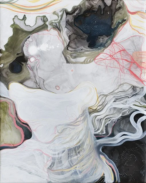 Dis-Solutions   |   Acrylic on Mylar   |   71 x 58cm