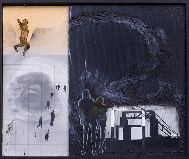 Webless Weavers Project 6   |   Mixed Media on Board   |   70 x 61 x 5cm