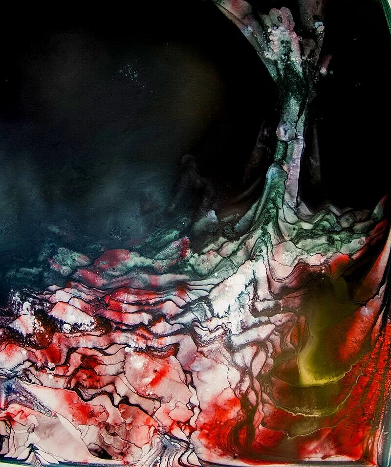 Surface Tension    |    Acrylic on Mylar   |   66cm x 76cm   |   2013