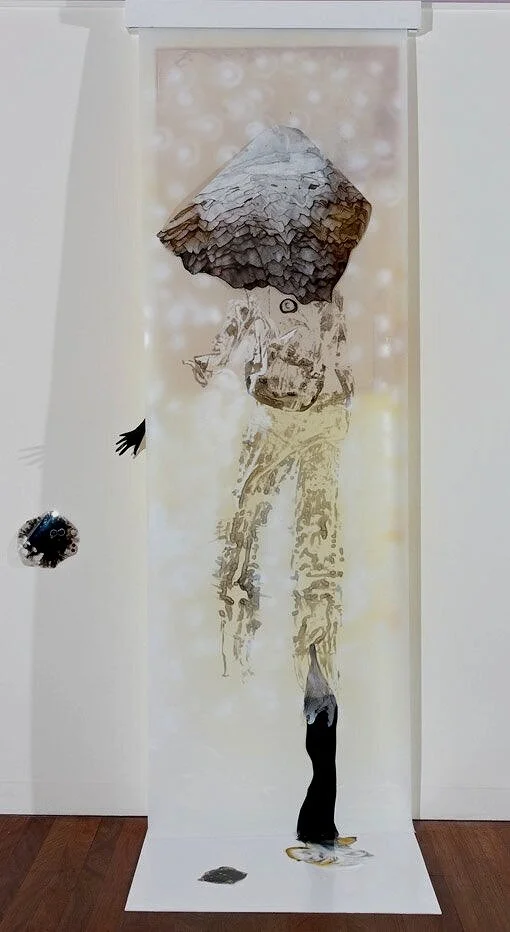 Untitled2   |   Acrylic on Mylar   |   87 x 285cm