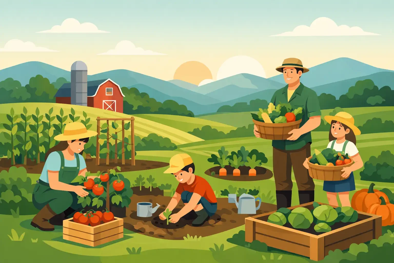 Family Vegetable Garden Guide for Tennessee
