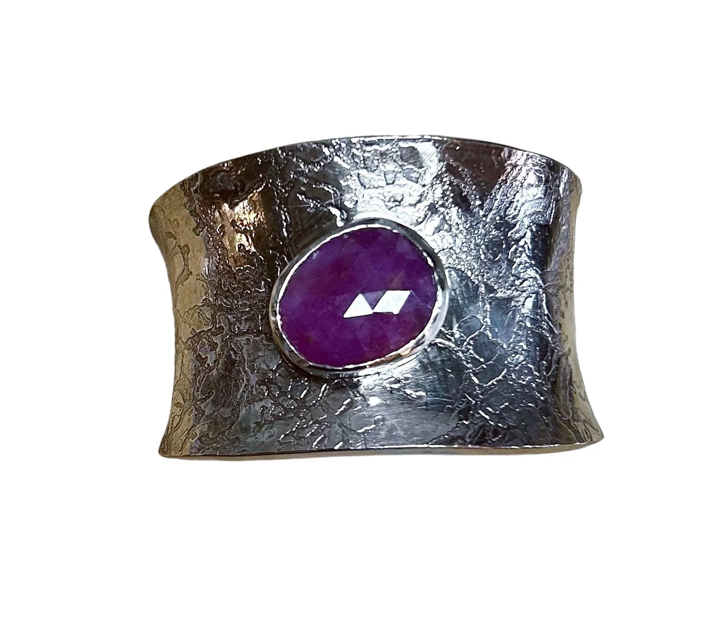 Pretty in Pink Sapphire Cuff-full.JPG